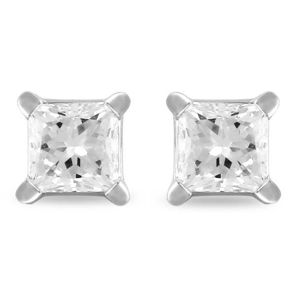 Nova Star(R) White Gold & 1/3ctw. Lab Grown Diamond Stud Earrings