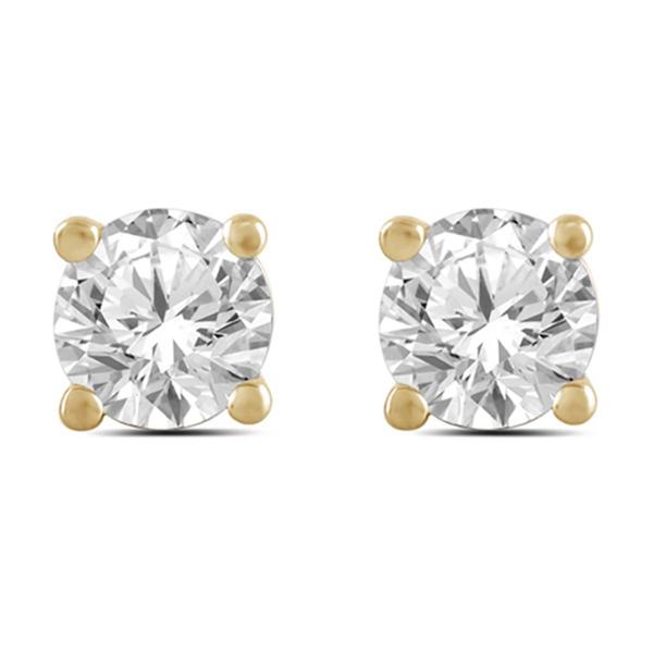 Nova Star(R) 1/3ctw. Yellow Gold Lab Grown Diamond Stud Earrings