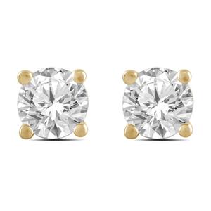 Nova Star(R) 1/3ctw. Yellow Gold Lab Grown Diamond Stud Earrings