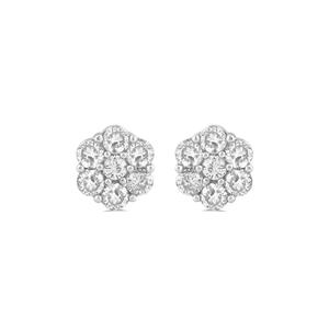 Nova Star(R) Sterling Silver Lab Grown Diamond Stud Earrings alternate view