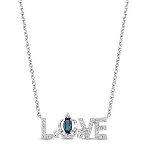 Enchanted by Disney Sterling Silver Love Cinderella Pendant