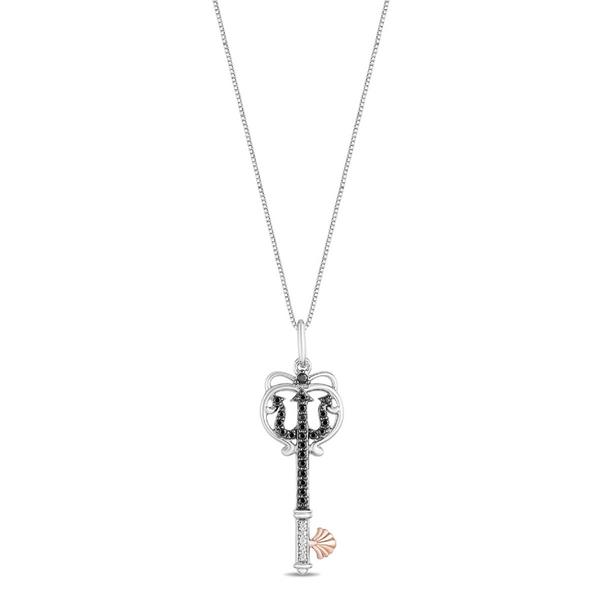Enchanted by Disney Sterling Silver Ariel Fork Pendant Necklace