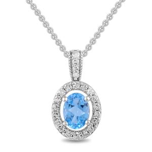 Nova Star(R) 1/4ctw. Lab Grown Diamond Gemstone Pendent Necklace
