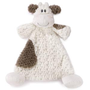 Demdaco Moozer Cow Rattle Blankie