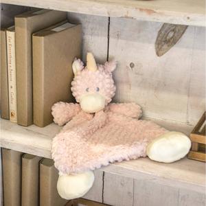 Demdaco Wendy Unicorn Rattle Blankie alternate view