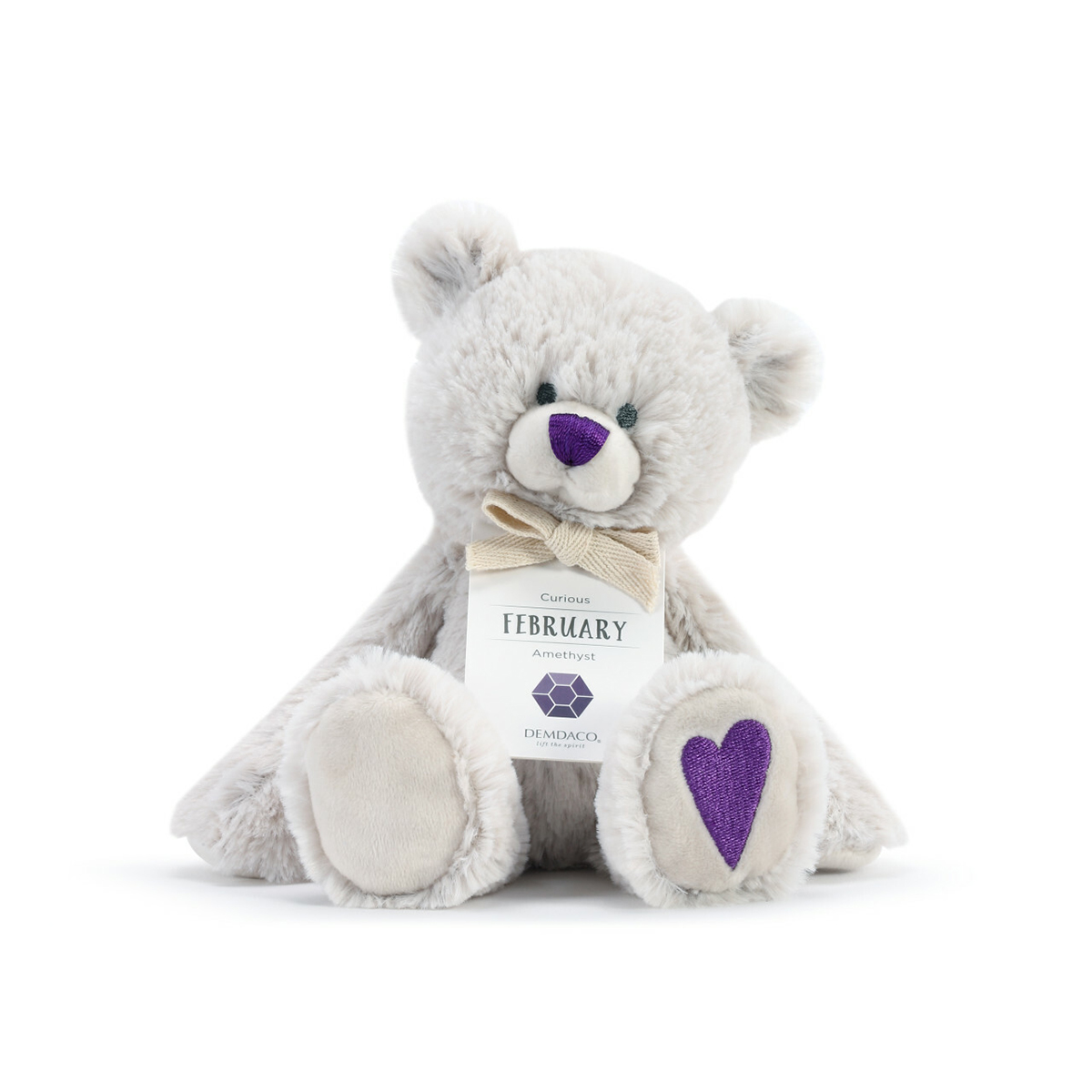 Baby Demdaco February Birthstone Bear