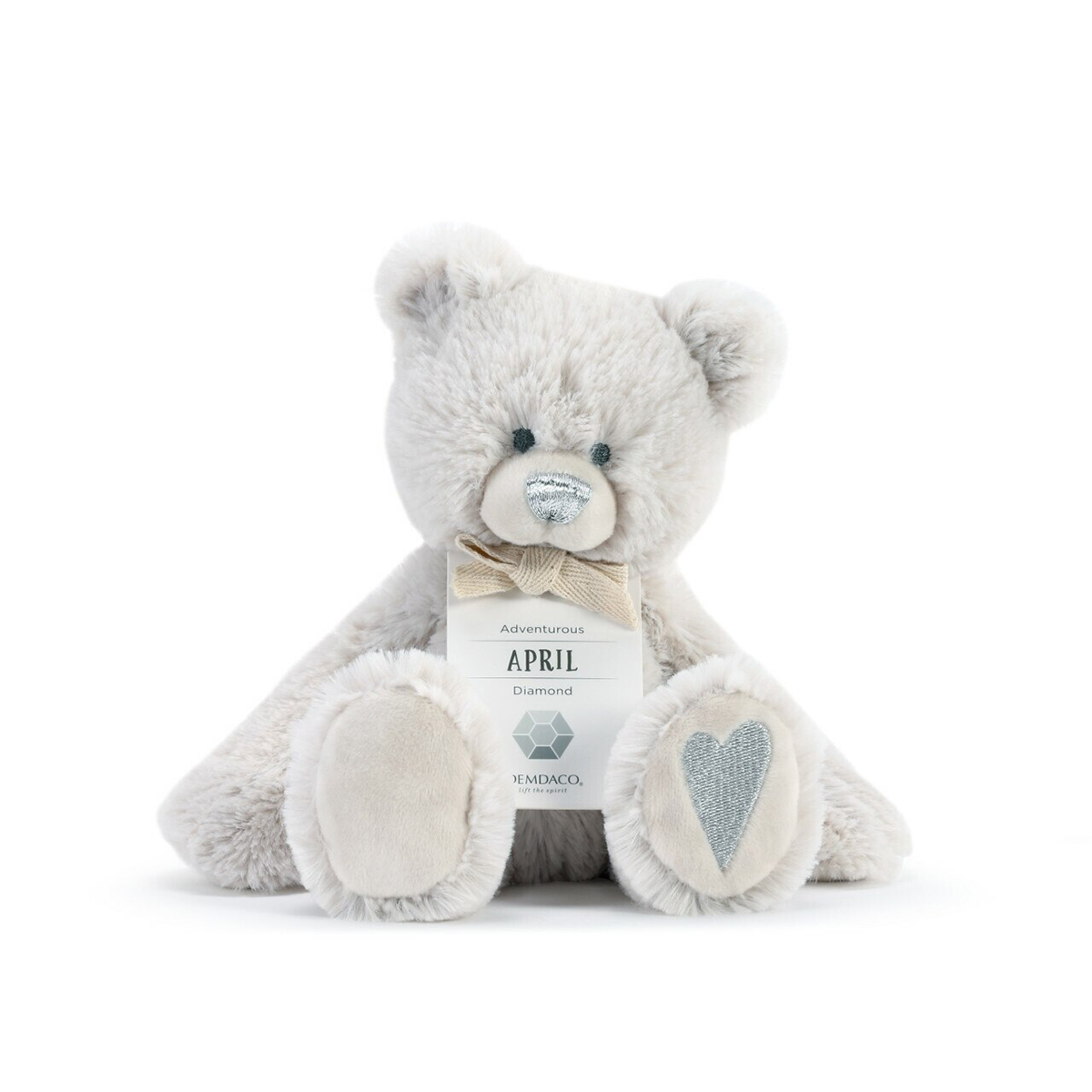 Baby Demdaco April Birthstone Bear