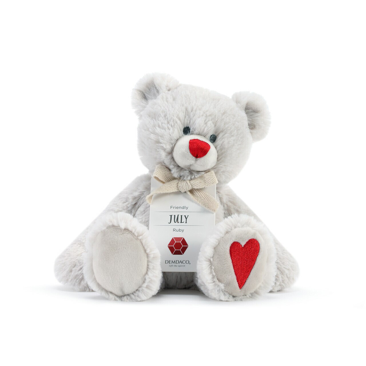 Baby Demdaco July Birthstone Bear