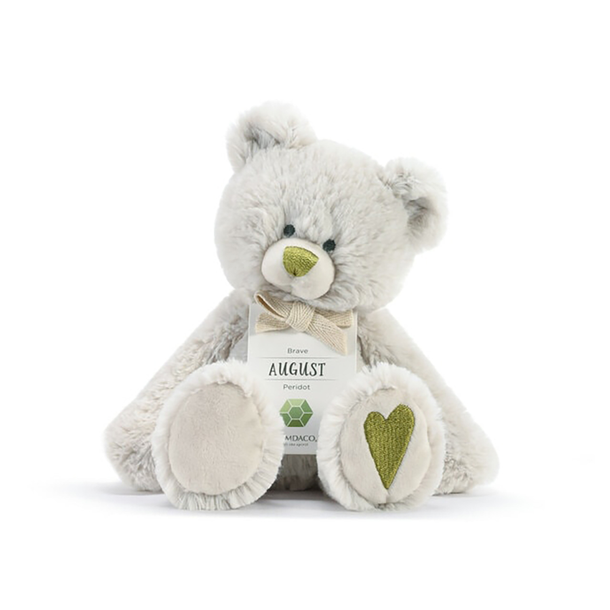 Baby Demdaco August Birthstone Bear