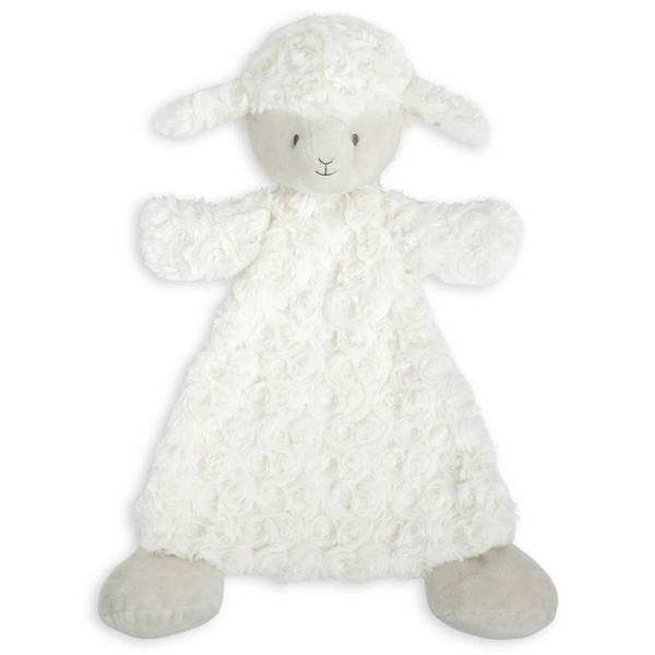 Demdaco Dolly Lamb Rattle Blankie