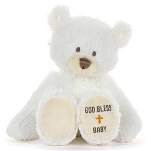 Baby Demdaco God Bless Baby Teddy Bear Plush
