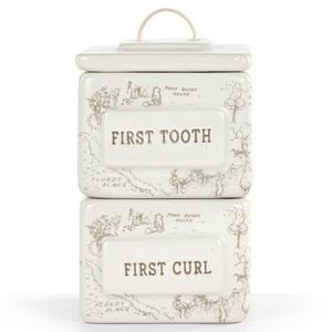 Baby Unisex Demdaco Pooh 1St Tooth And Curl Keepsake