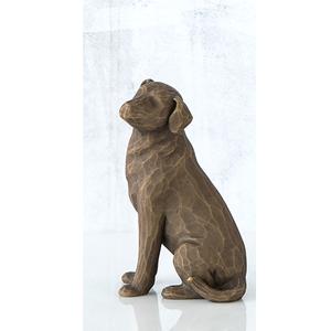 Willow Tree 3.25in. Dark Dog Resin Figure