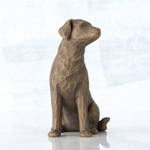 Willow Tree 3.25in. Dark Dog Resin Figure alternate view