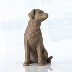 Willow Tree 3.25in. Dark Dog Resin Figure