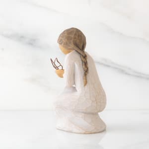 Willow Tree 3.5in. Quiet Wonder Angel Figurine with Butterfly