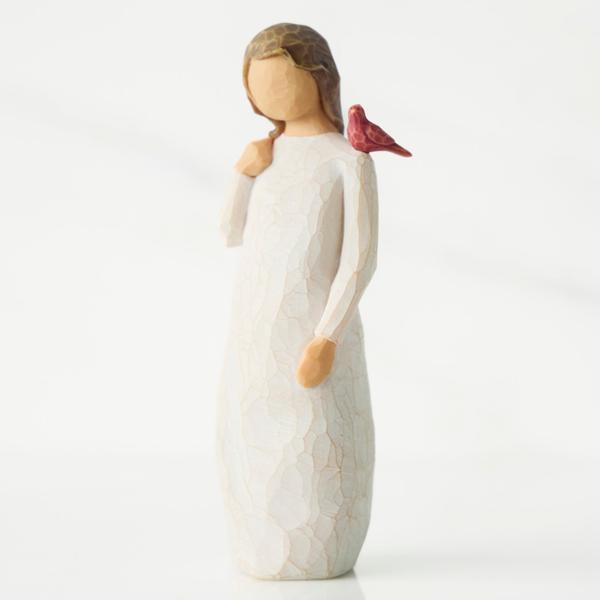 Willow Tree Messenger with Cardinal