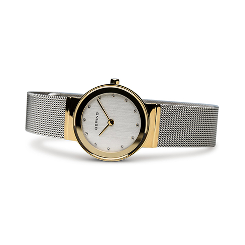 Womens BERING Silver Mesh Watch - 10126-001