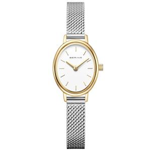 Womens BERING Gold White Dial Quartz Watch - 11020-010