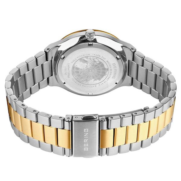 Mens BERING Blue Sunray Dial Solar Watch - 14439-717 alternate view