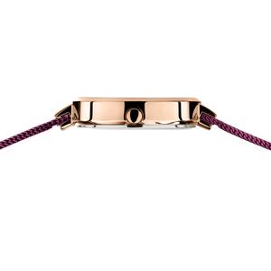 Womens BERING Solar Purple & Rose Gold Bracelet Watch - 14631-969 alternate view
