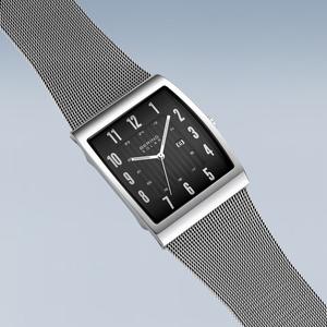 Mens BERING Black Dial Solar Watch - 16433-002