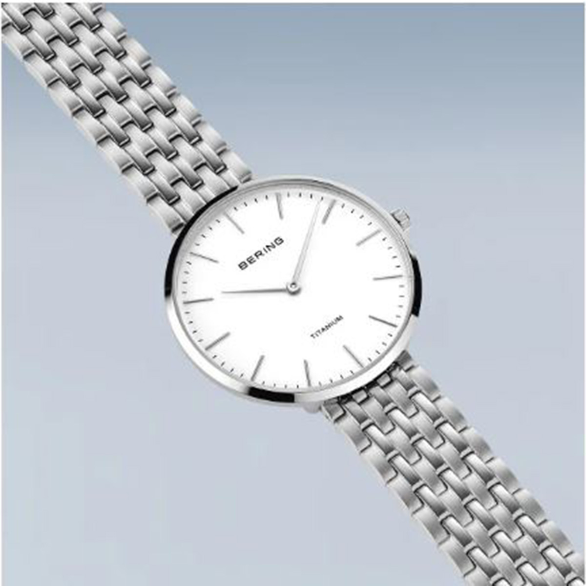 Womens BERING Titanium Scratch Resistant Watch - 19334-004