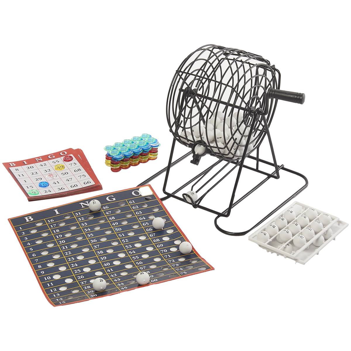 Metal Cage Bingo Set