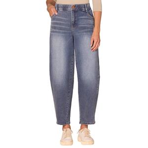 Womens Democracy Absolution(R) Uneven Yoke Barrel Leg Jeans