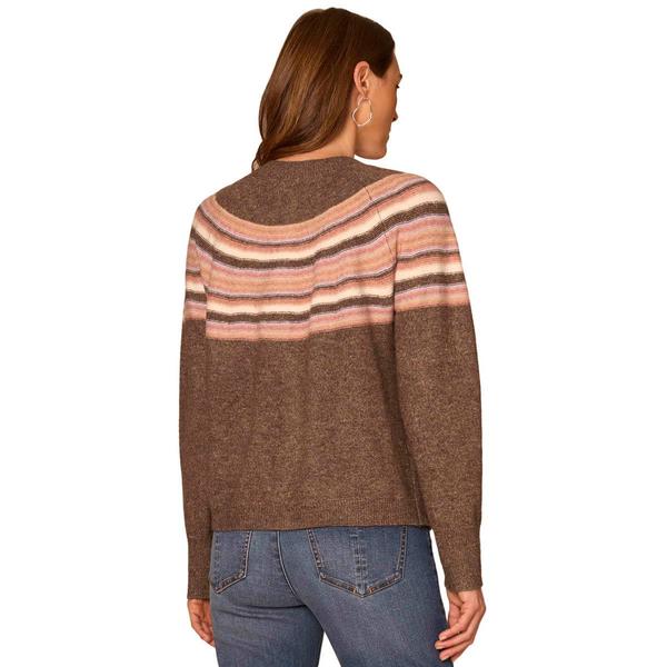 Womens Democracy Abstract Stripe Jacquard Cardigan alternate view