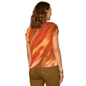 Womens Democracy Short Dolman Sleeve Abstract Blouse alternate view
