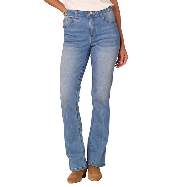 Petite Democracy Absolution(R) High Rise Embroidery Bootcut Jeans