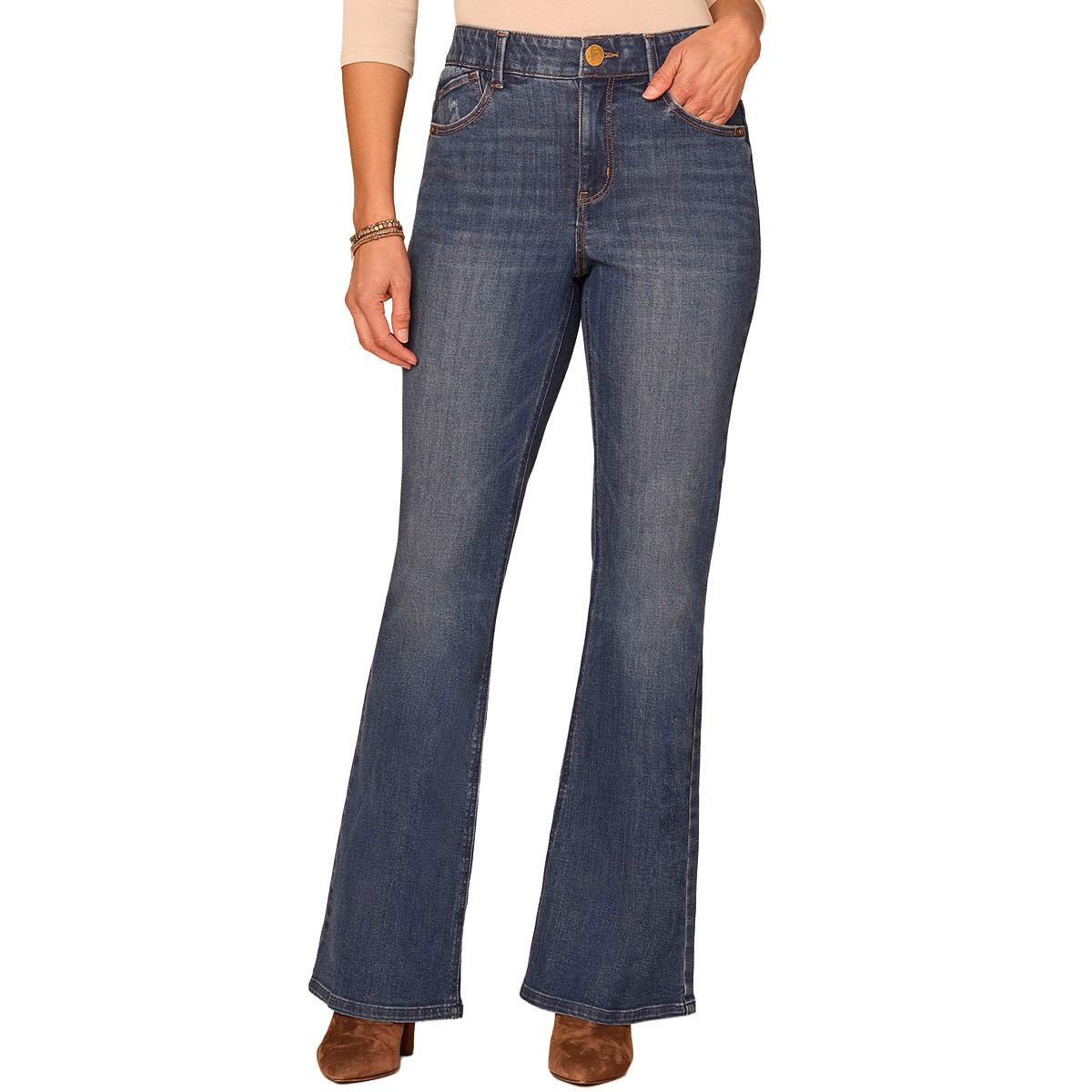 Petite Democracy Absolution(R) High Rise Out There Flare Jeans