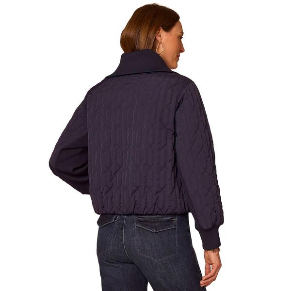 Petite Democracy Collar Quilted Zip Up Jacket alternate view
