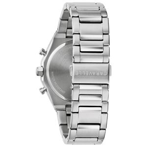 Mens Caravelle Stainless Steel Grey Dial Chrono Watch - 43A158 alternate view