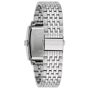 Mens Caravelle Modern Stainless Steel Blue Dial Watch - 43D108 alternate view