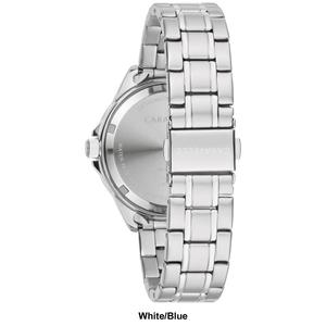 Womens Caravelle Crystal Bezel Bracelet Watch - 43M122 alternate view