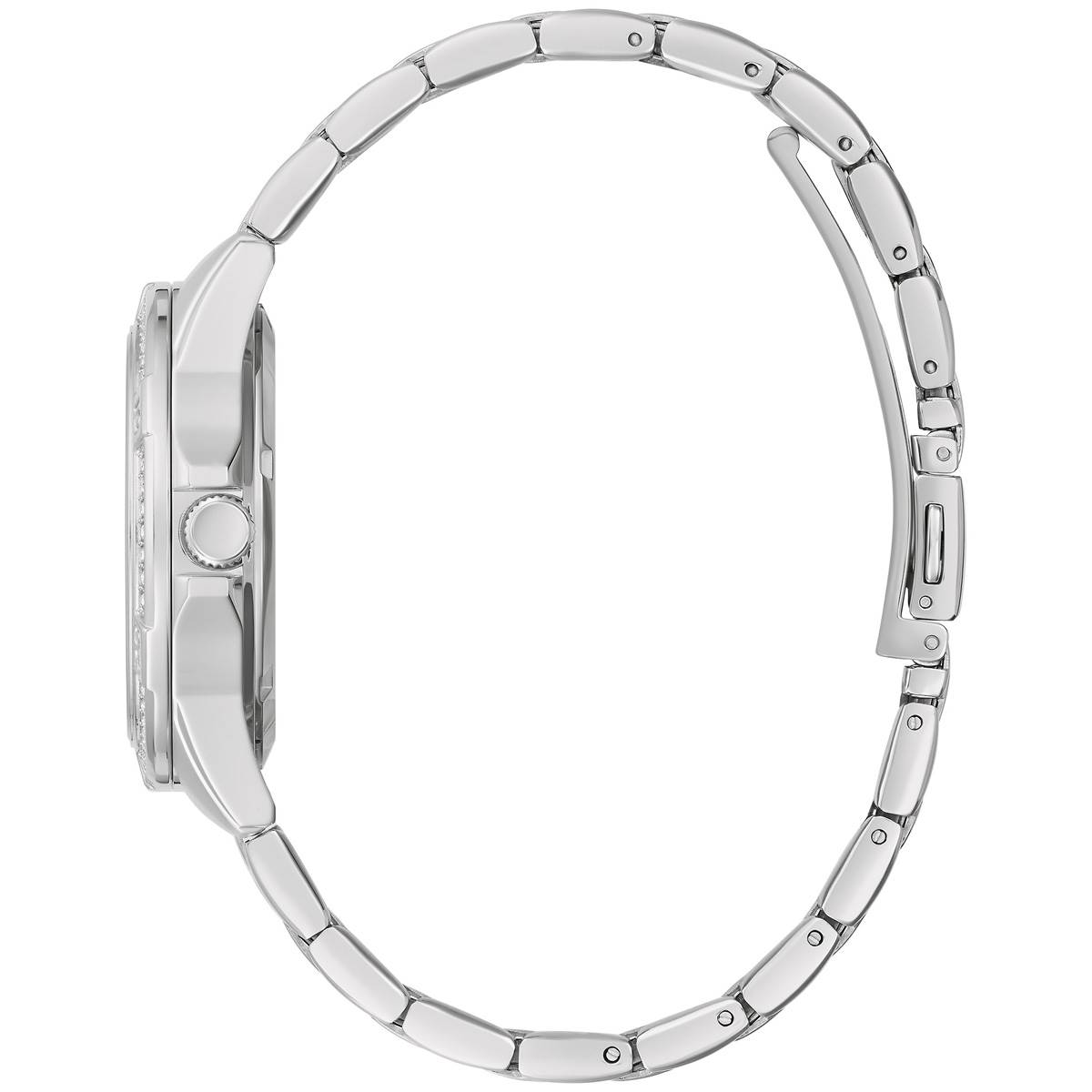 Womens Caravelle Crystal Bezel Bracelet Watch - 43M122