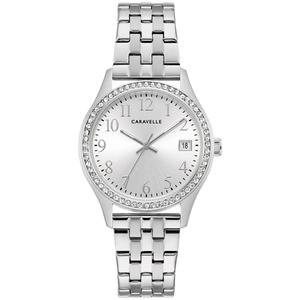 Womens Caravelle by Bulova Crystal Accented Watch Set - 43X104 alternate view