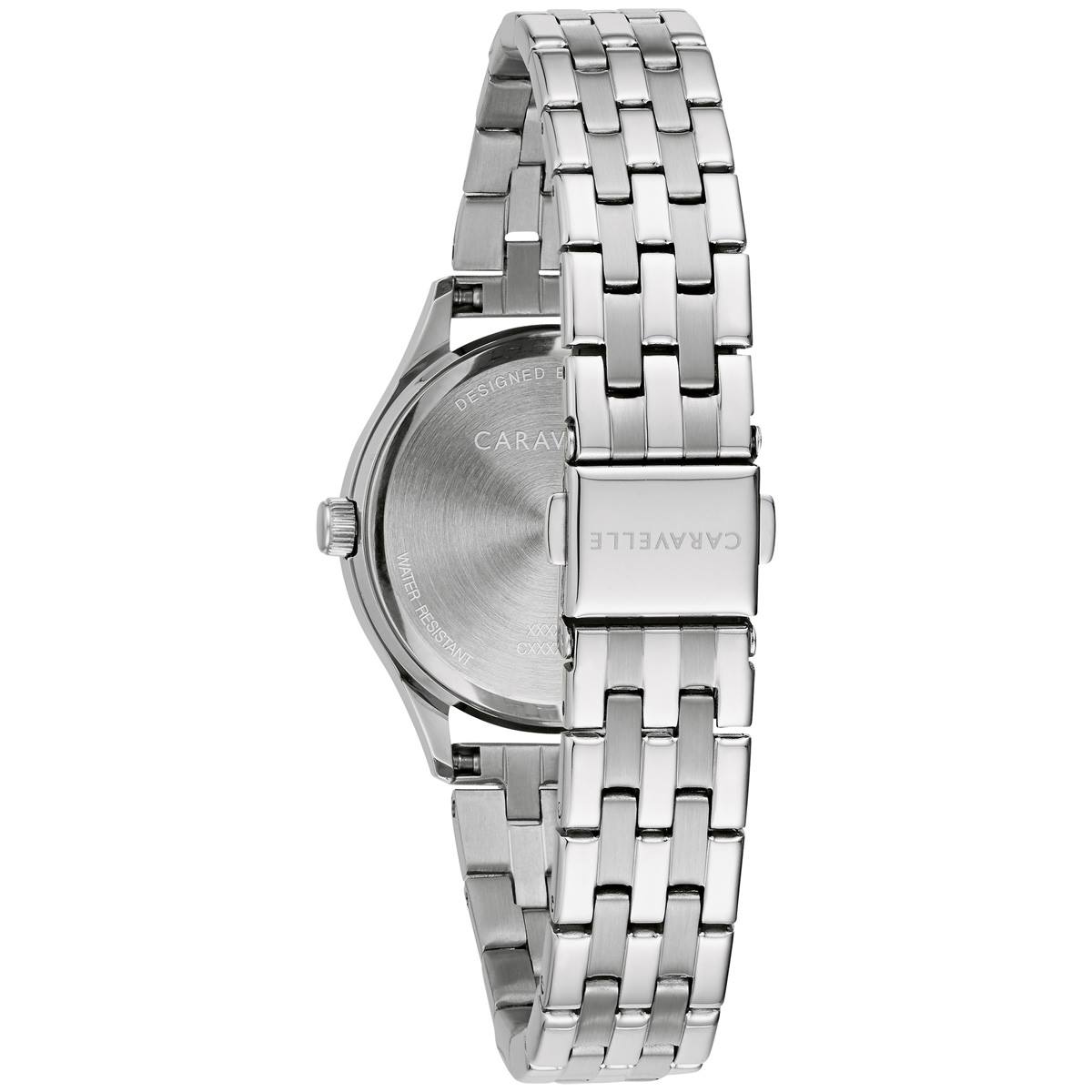 Womens Caravelle By Bulova Crystal Accented Watch Set - 43X104