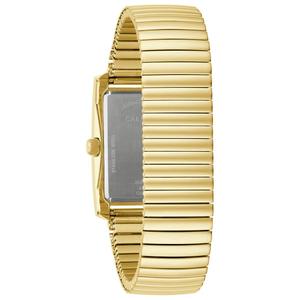 Mens Caravelle Classic Gold-Tone Black Dial Watch - 44A122 alternate view