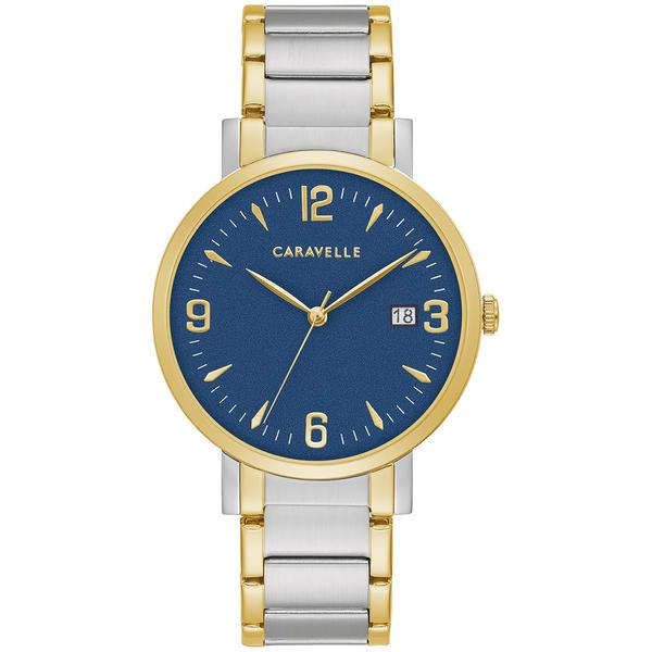 Mens Caravelle by Bulova Two-Tone Bracelet Watch - 45A149