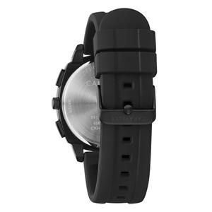 Mens Caravelle Black Dial Silicone Strap Watch - 45B159 alternate view