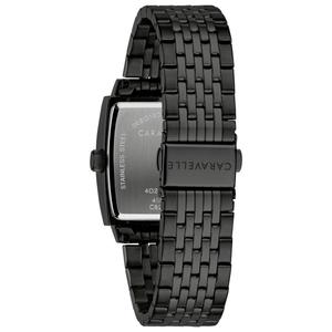 Mens Caravelle Modern Black IP Stainless Steel Watch - 45D111 alternate view