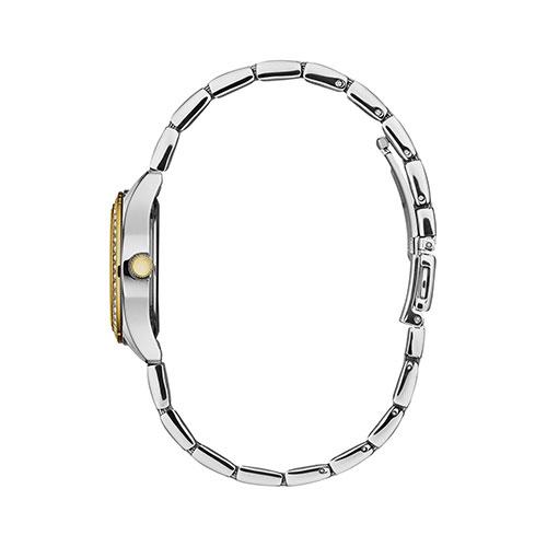 Womens Caravelle Two-Tone Crystal Sport Watch - 45M113 alternate view