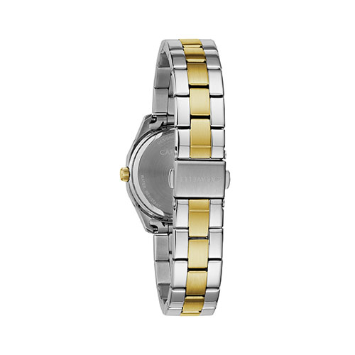 Womens Caravelle Two-Tone Crystal Sport Watch - 45M113