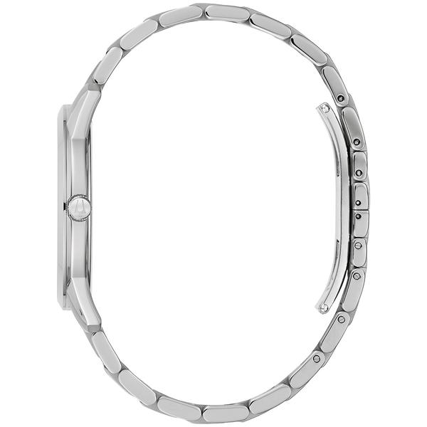Mens Bulova Stainless Blue Dial Bracelet Watch - 96B338 alternate view