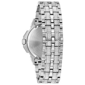 Mens Bulova Pave Multi-Function Bracelet Watch - 96C134 alternate view
