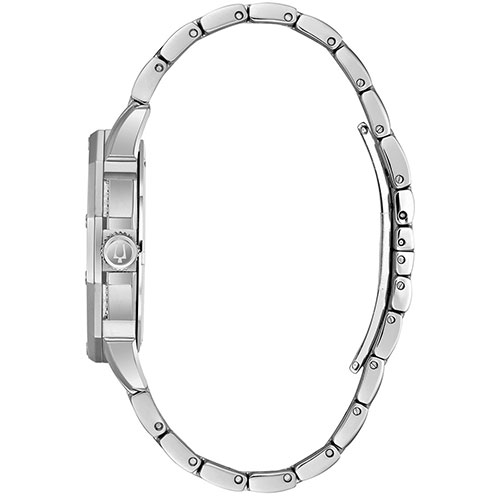 Mens Bulova Pave Multi-Function Bracelet Watch - 96C134