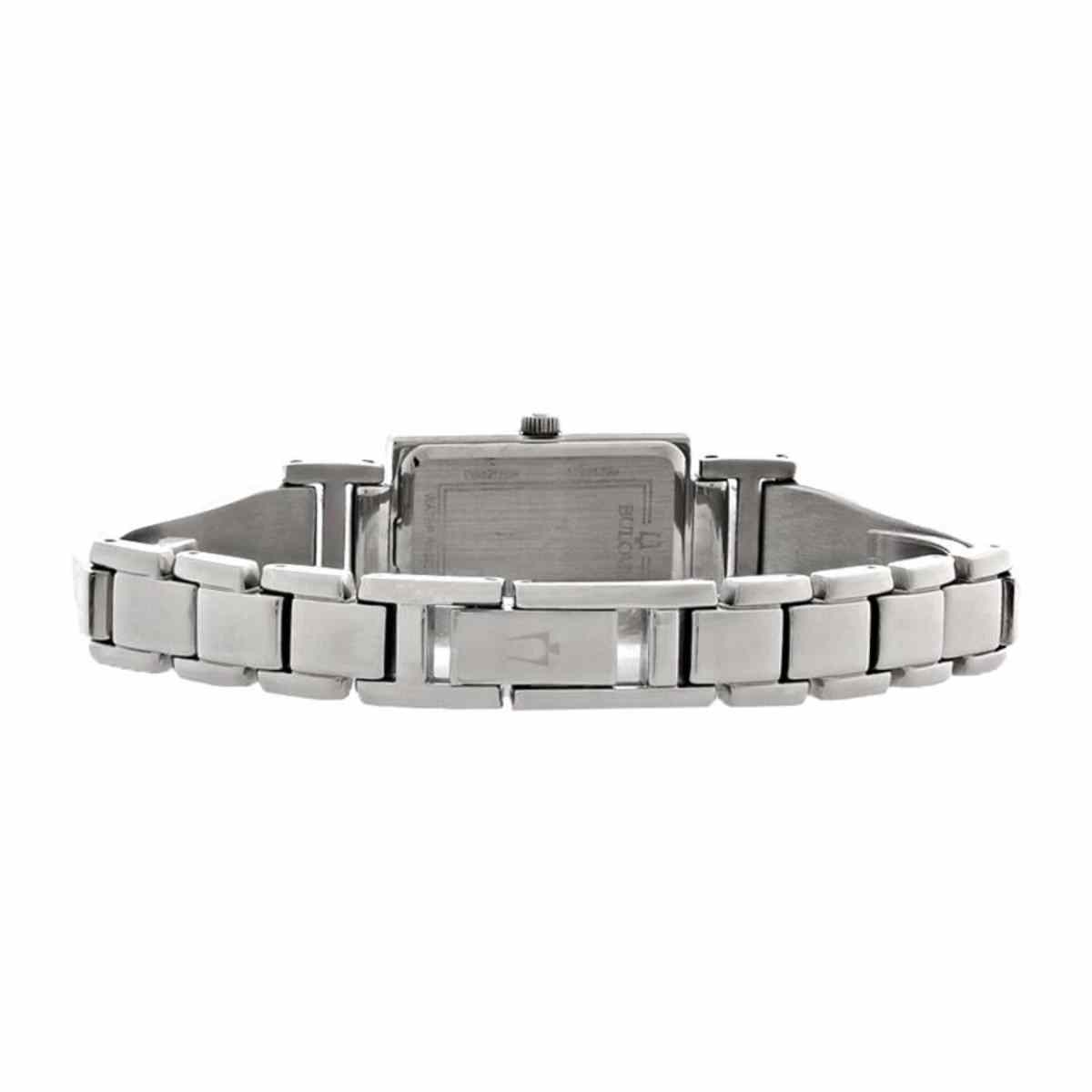 Womens Bulova Stainless Steel Bangle Bracelet Watch - 96L138